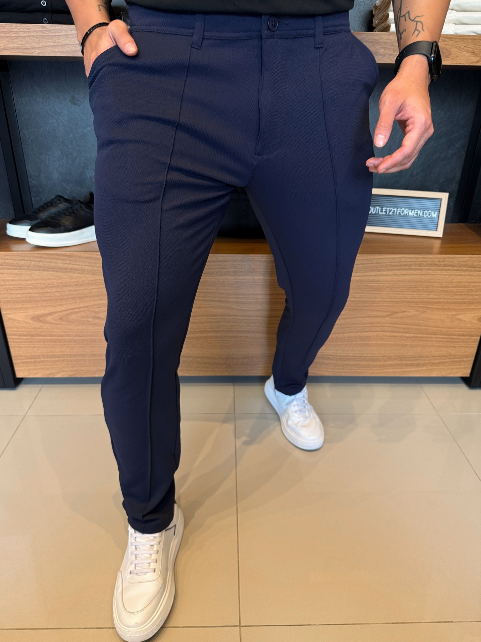 Calça Alfaiataria Siena - Marinho