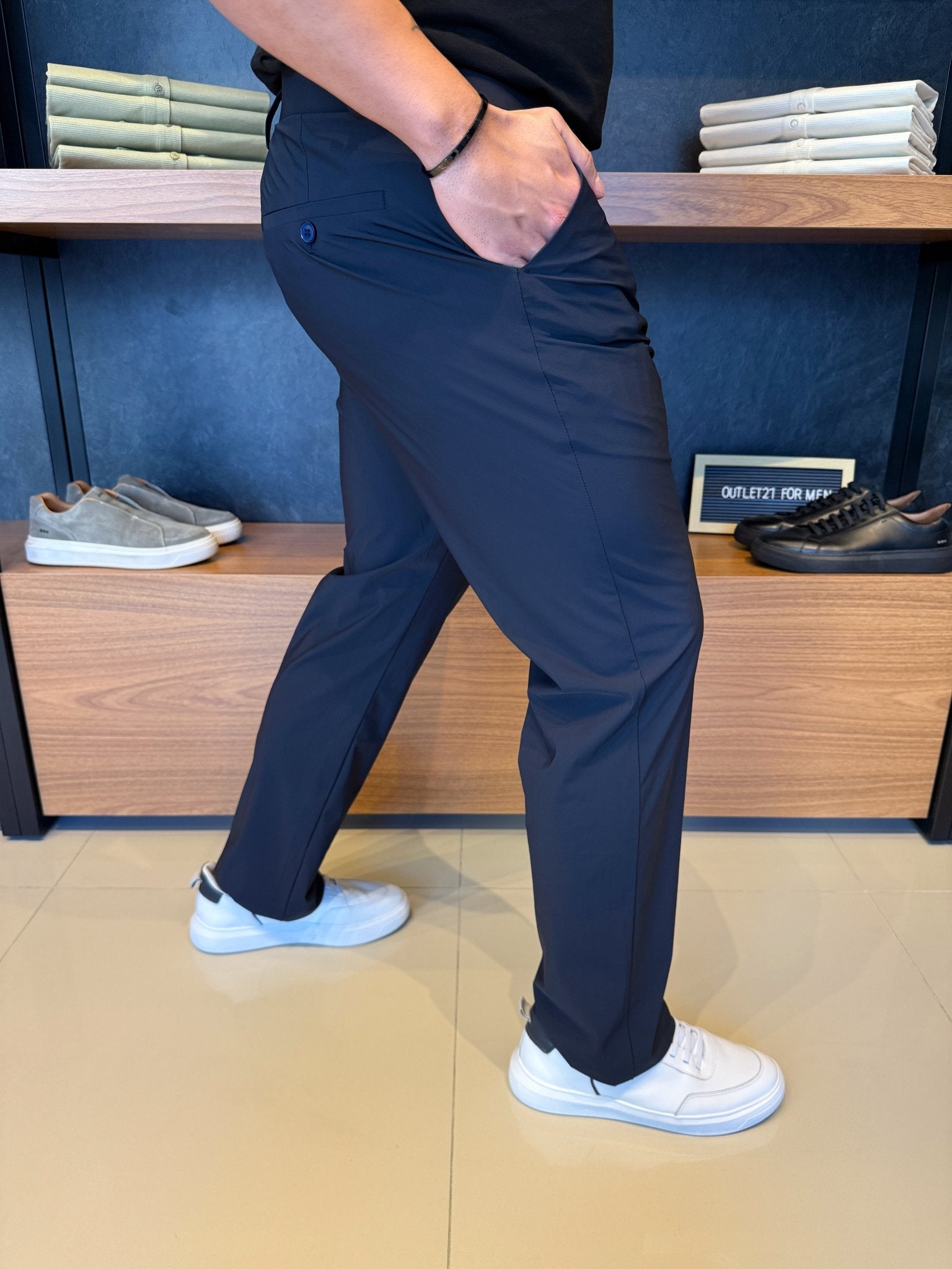 Calça Alfaitaria Tech - Marinho