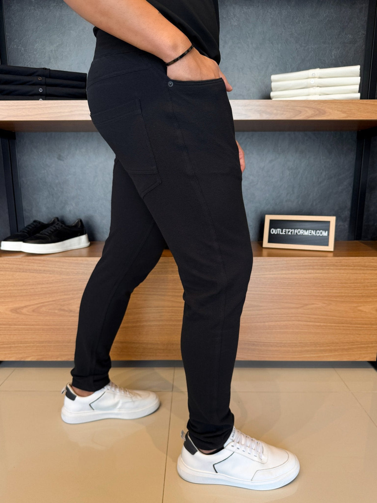 Calça Aeropostale Texturizada - Preta