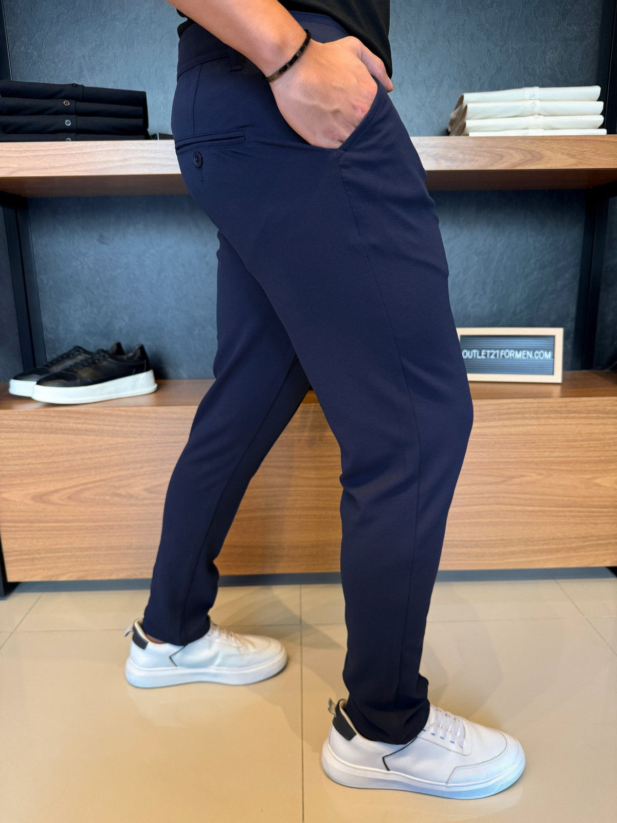 Calça Alfaiataria Siena - Marinho