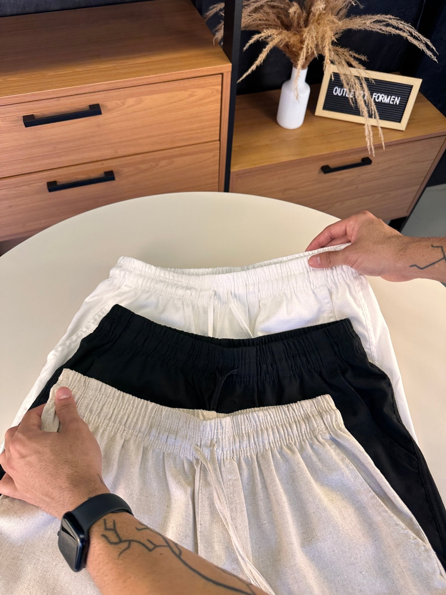 Calça Linho Resort - Preta