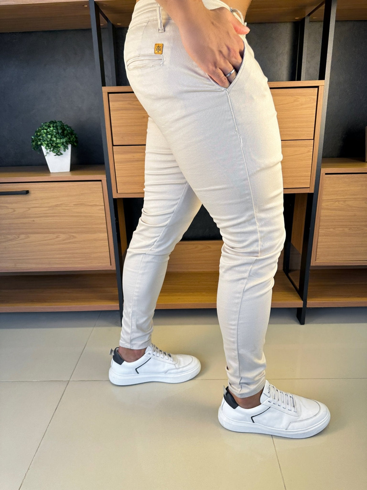 Calça Alfaiataria Milano - Off White