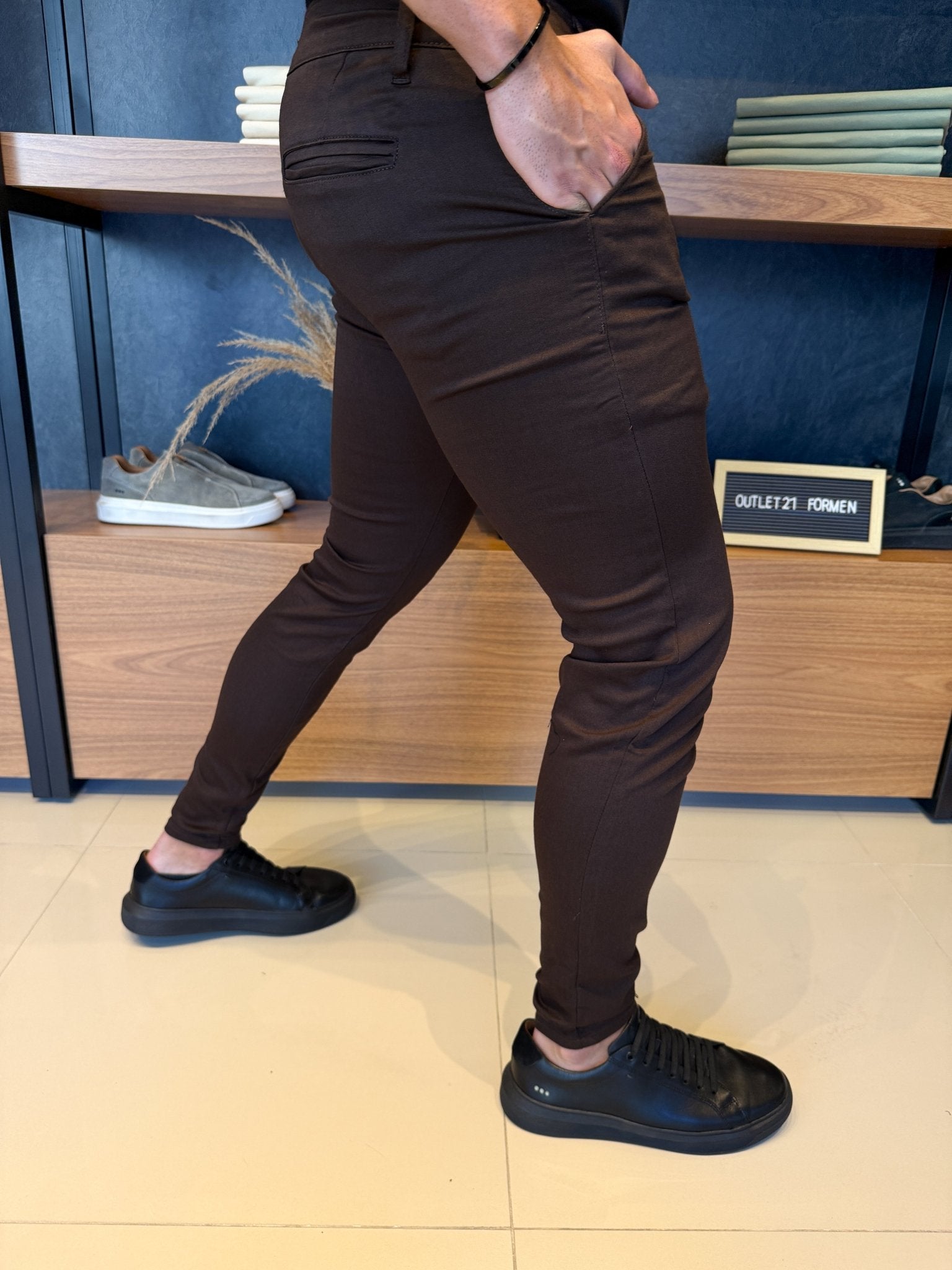 Calça Alfaiataria Milano - Marrom