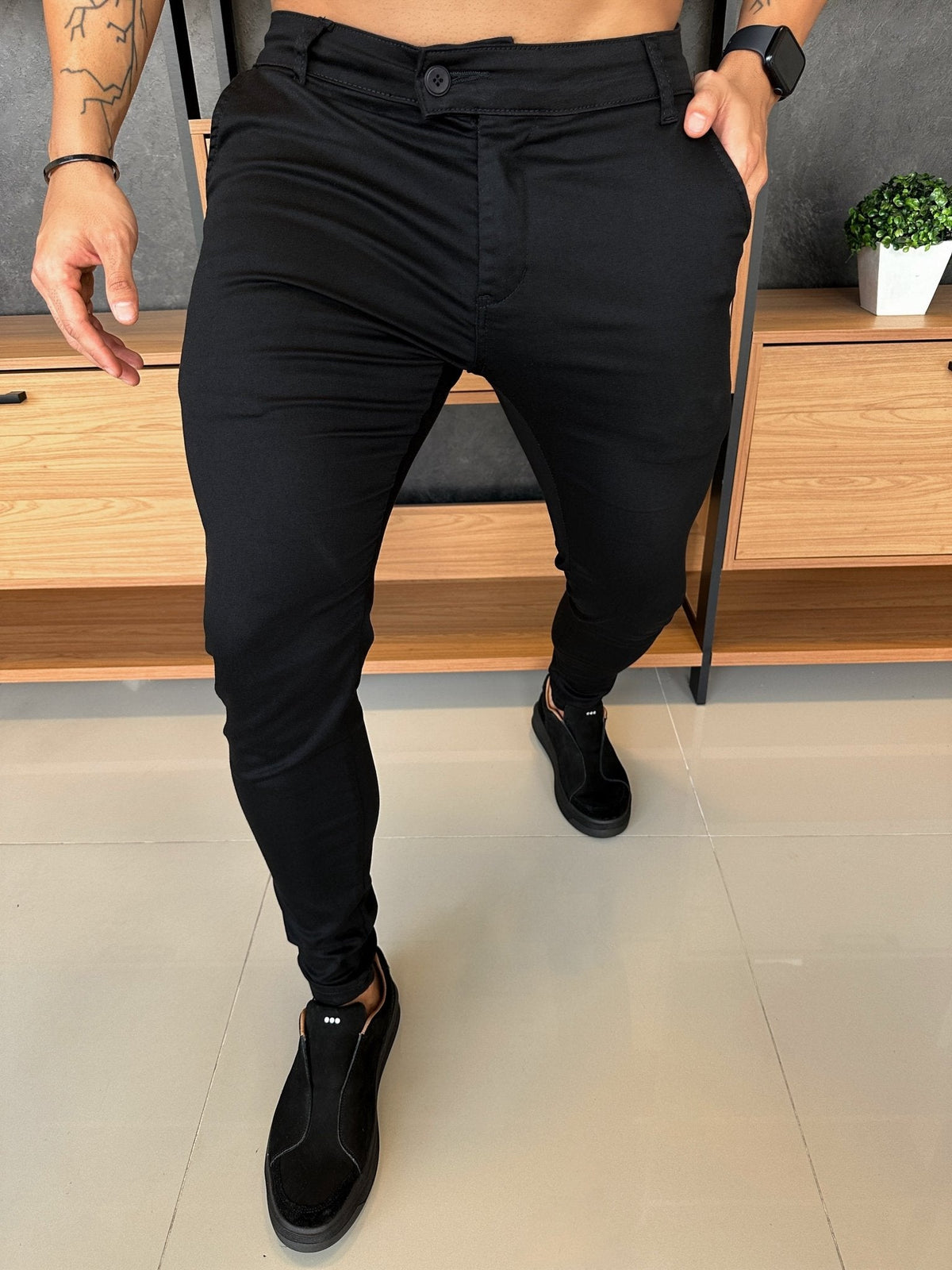 Calça Alfaiataria Milano - Preta