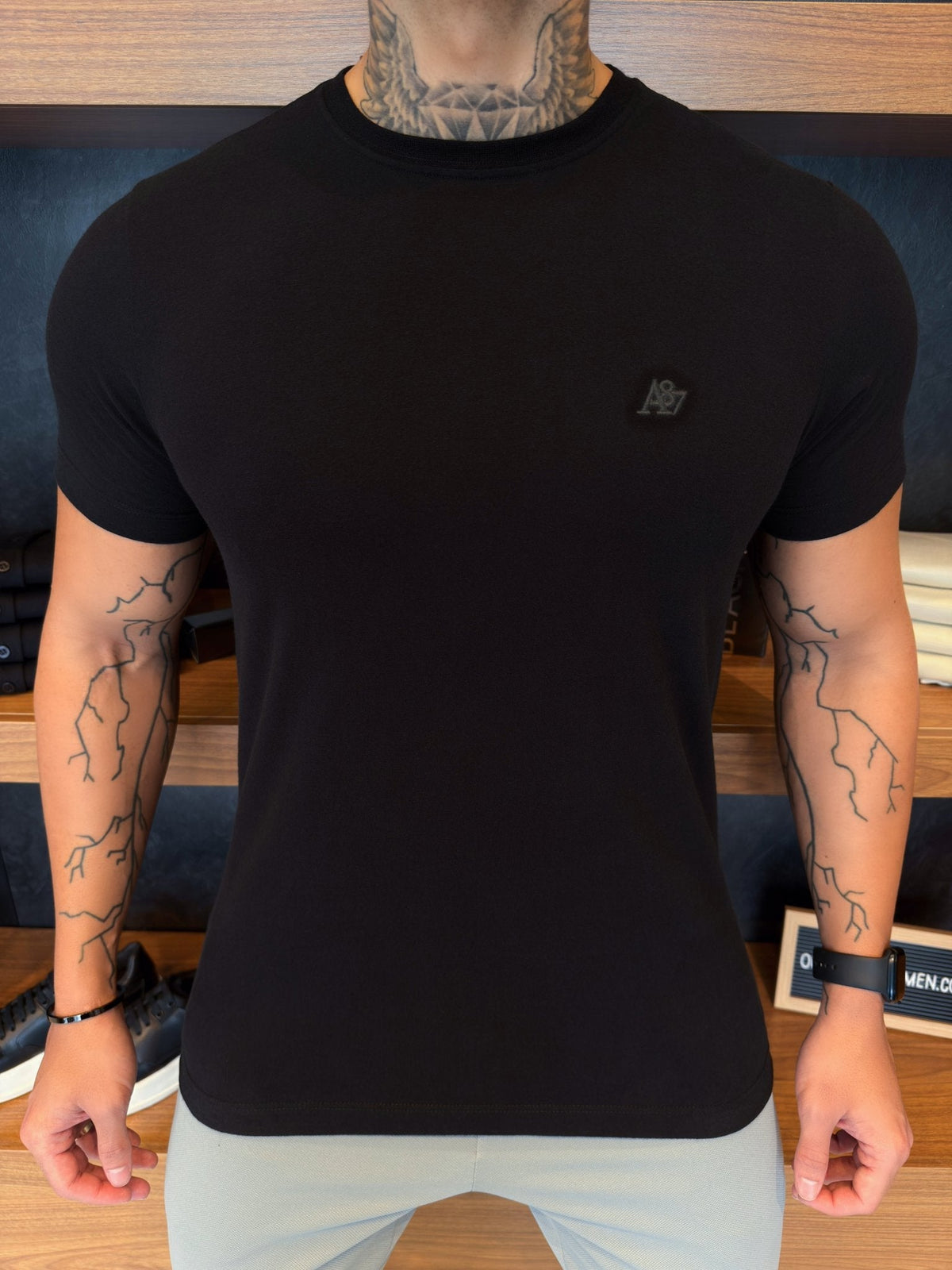 Camiseta Aeropostale Básica - Preta