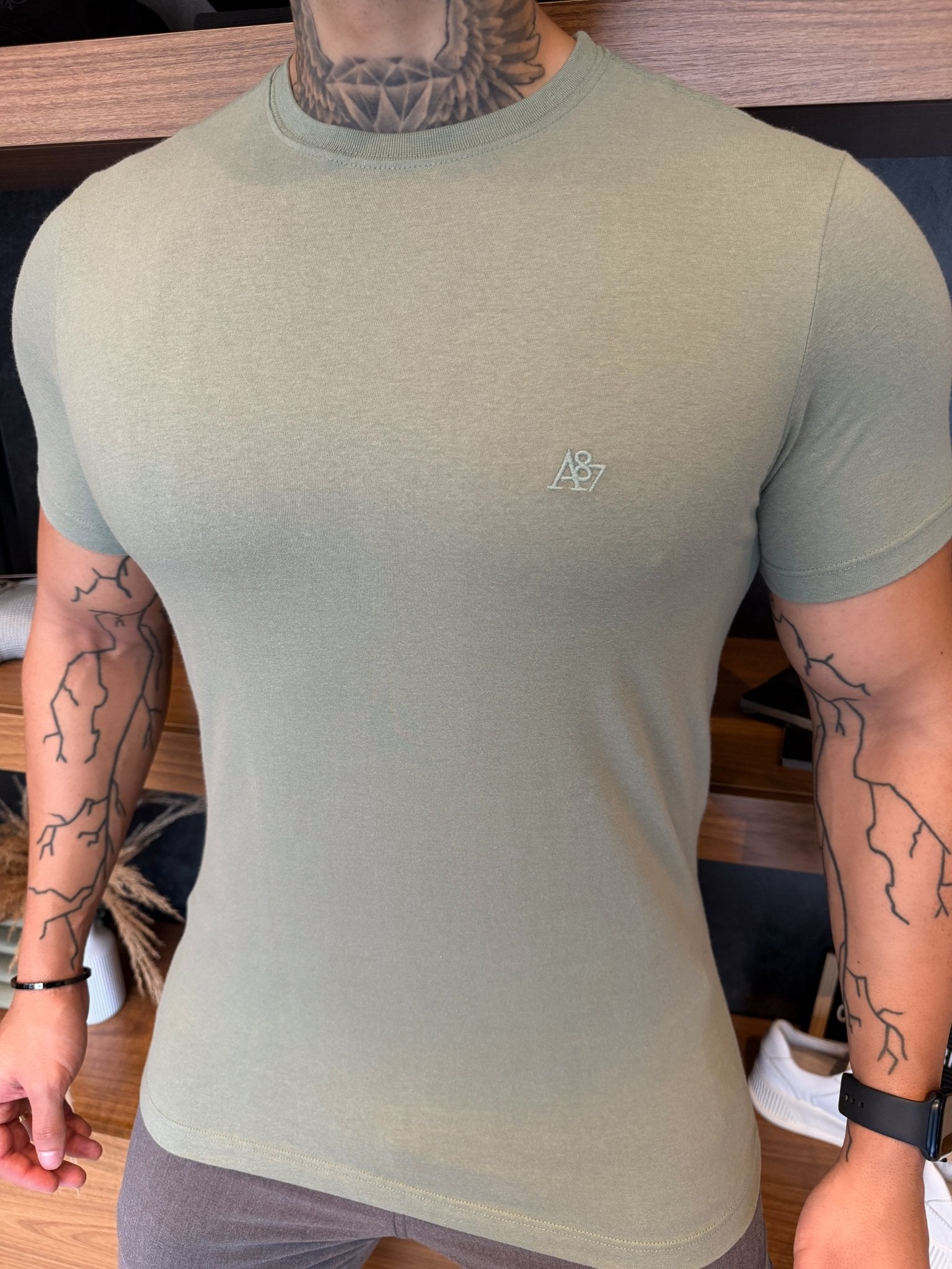 Camiseta Aeropostale Básica - Verde