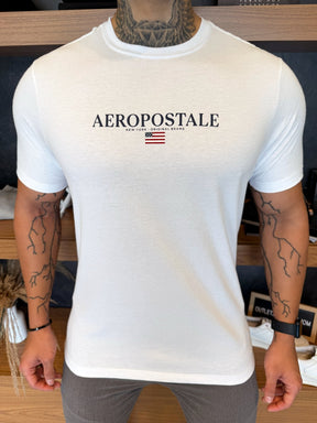 Camiseta Aeropostale New York - Branca
