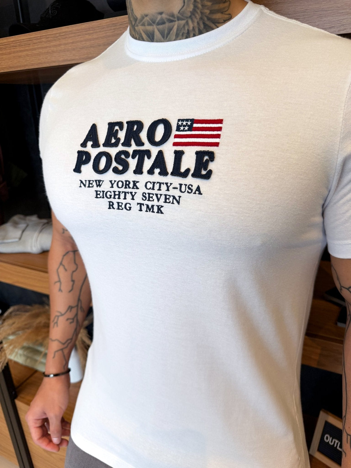 Camiseta Aeropostale New York City Usa - Branca