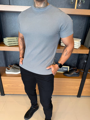 Camiseta Marbella Tricot Nobre - Cinza