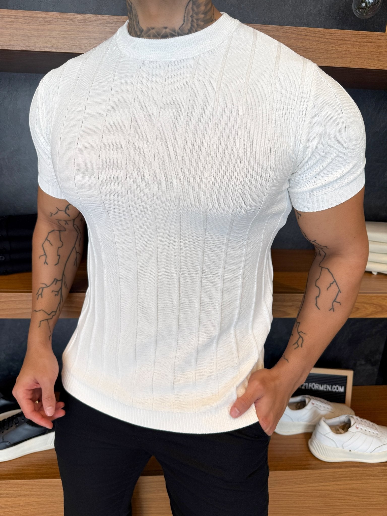 Camiseta Porto Tricot - Branca