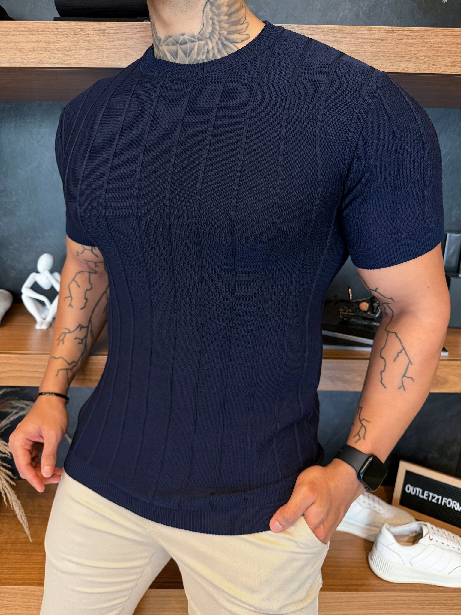 Camiseta Porto Tricot - Marinho