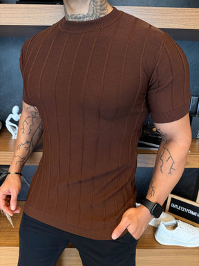 Camiseta Porto Tricot - Marrom