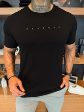 Camiseta Reserva Escrita Central Gold- Preta