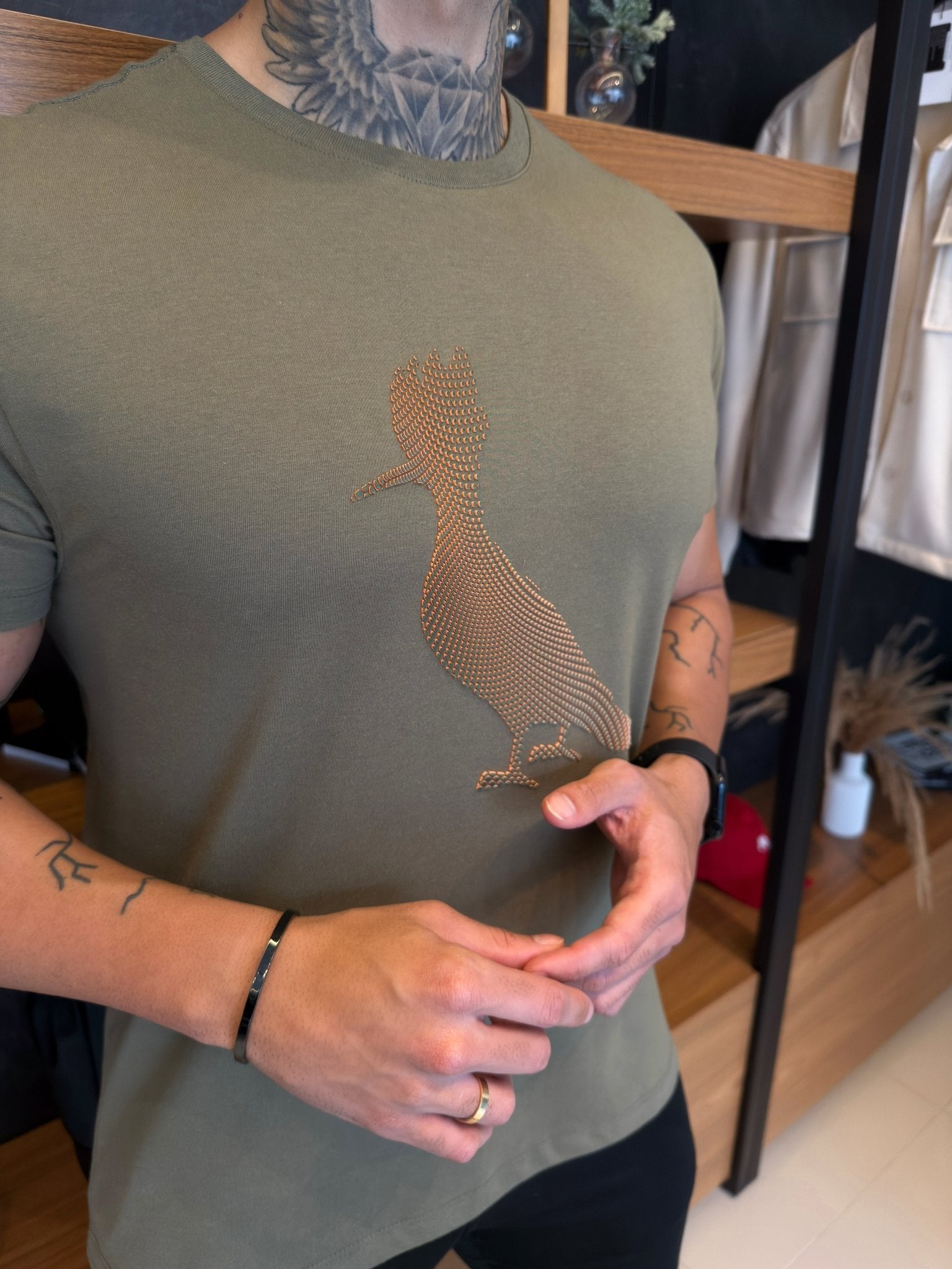 Camiseta Reserva Logo Central - Militar