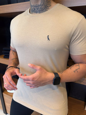 Camiseta Reserva Logo Peito Preto - Bege